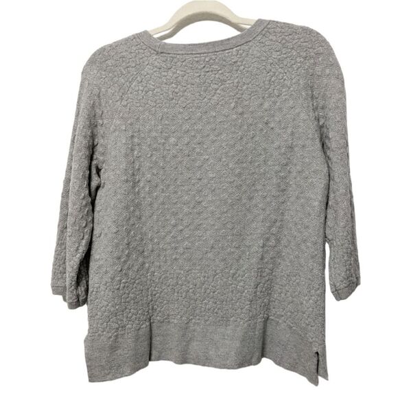 Anthropologie FIELD FLOWER Textured Cashmere Blend Sweater M - Picture 4 of 6